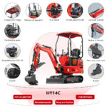 HY14C mini excavator